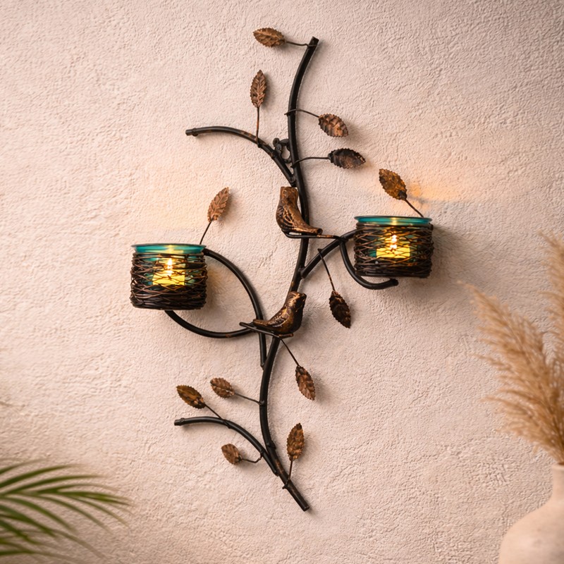 Patra Candle Holder - Turquoise