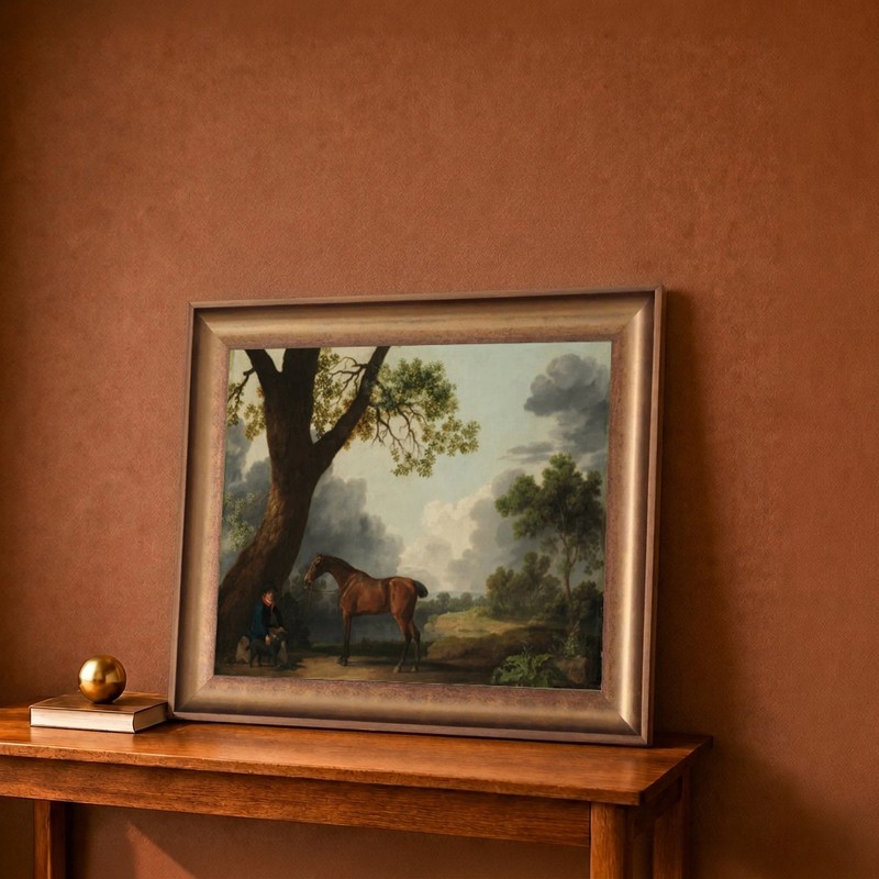 Pastoral Horse Canvas Wall Painting