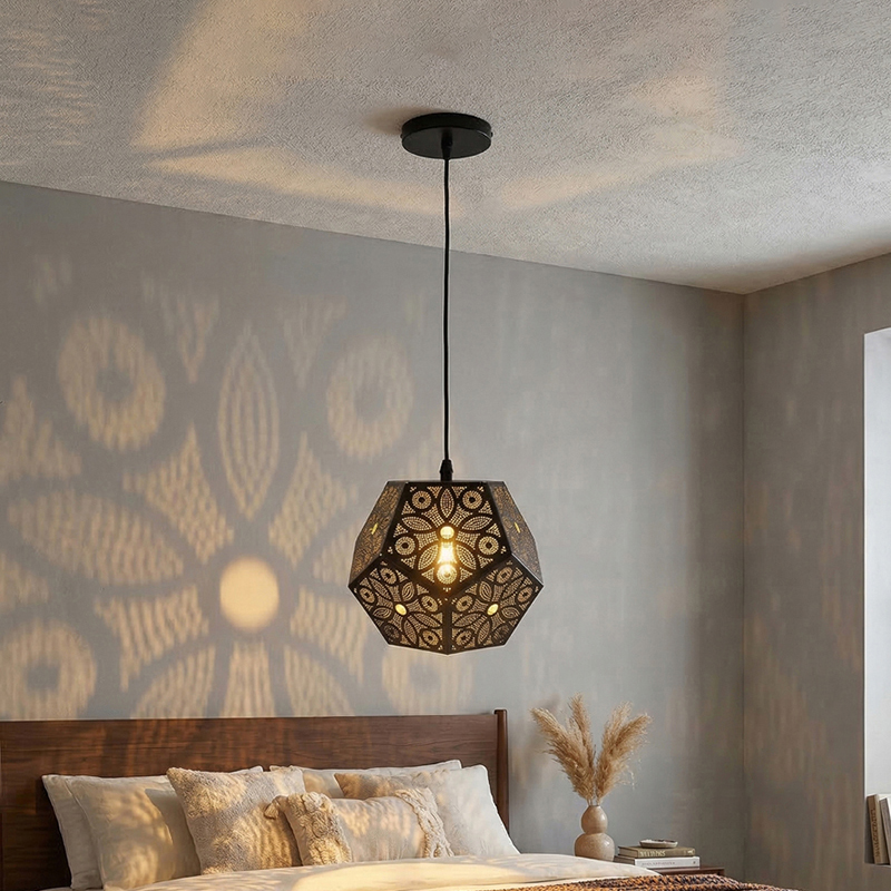 Solstice Prism Angle Metal Ceiling Lamp