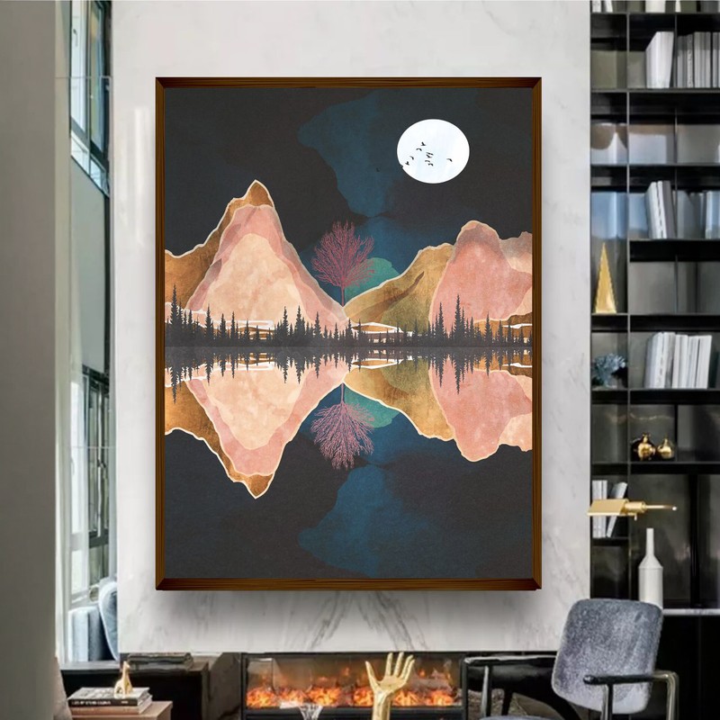 Catoptra Canvas Wall Painting