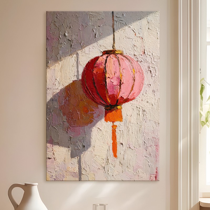 Paper Lantern Gallery Wrapped Canvas Wall Painting
