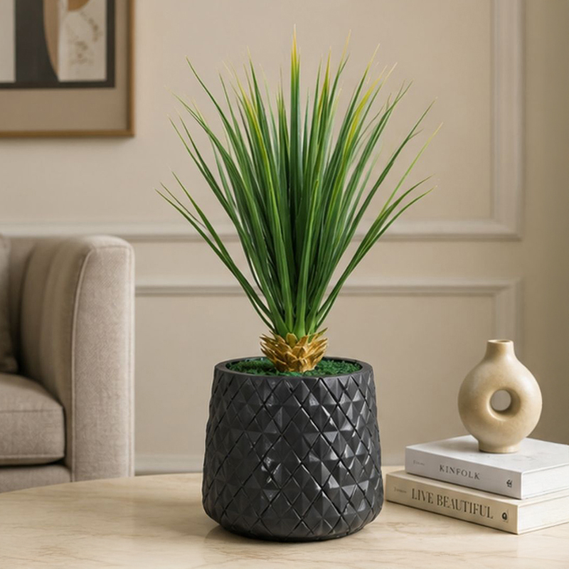 60 cm (2 ft) Verdant Spikes Grass Artificial Plant