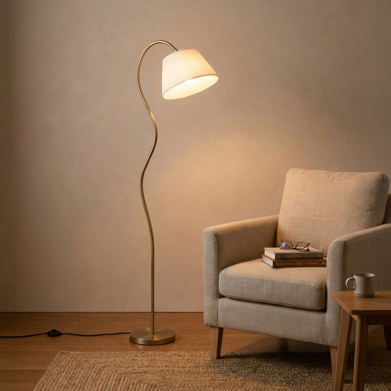 Orange Tree Kaze Steel Floor Lamp