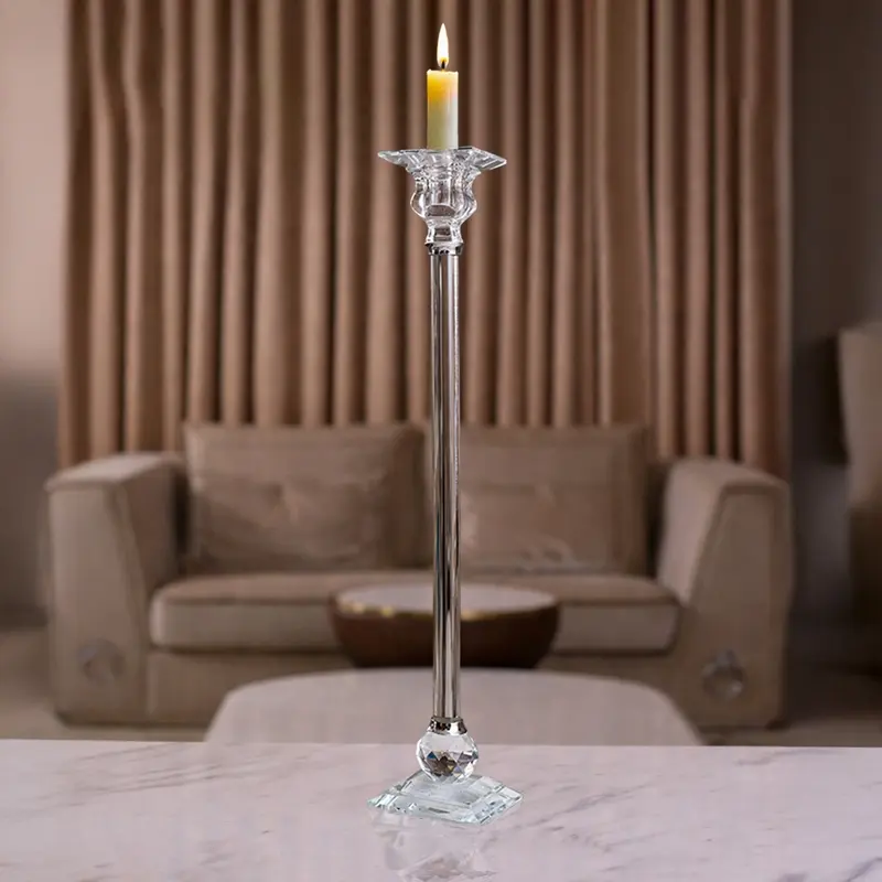 Lumora Crystal Candle Holder - Large