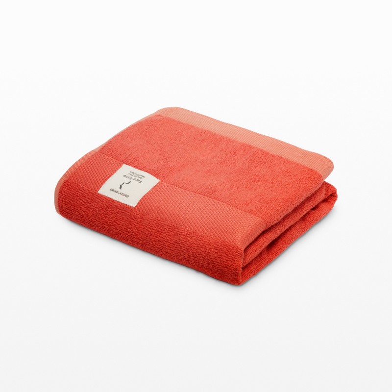 Banana Super Light Weight Terry Towels 400 GSM - Desert Coral - 75 x 150 CM