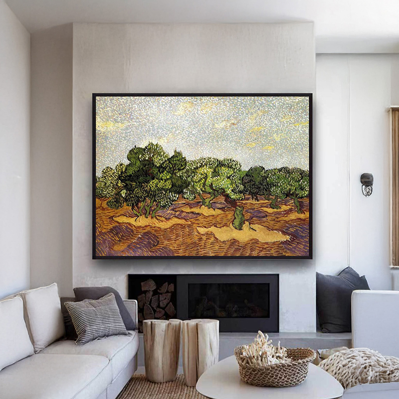 Forest Harmony Canvas Wall Painting With Frame - Small