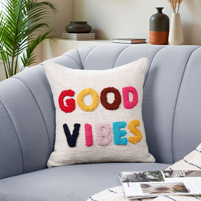 Vibe Check Tufted Cushion Cover