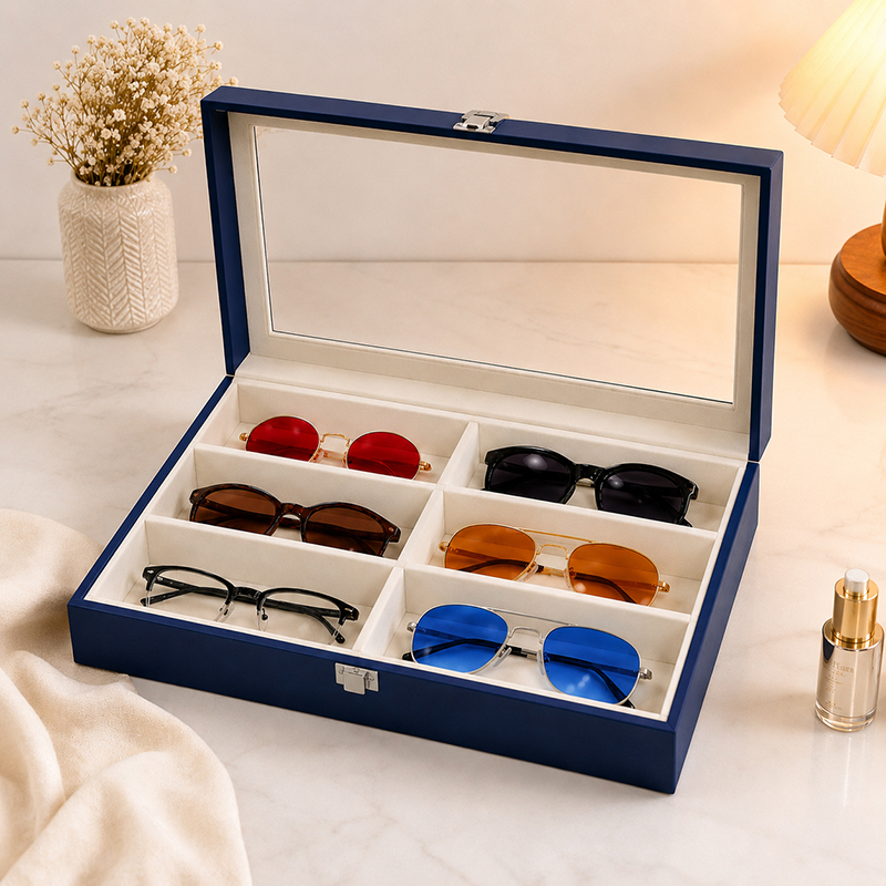 Sapphire Timekeeper MDF Storage Box - Blue