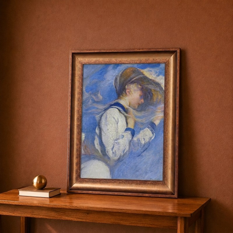 Windy Portrait Canvas Wall Painting