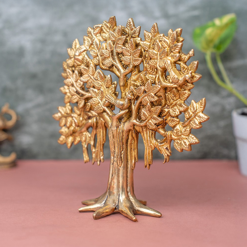 Kalpavriksha Brass Showpiece
