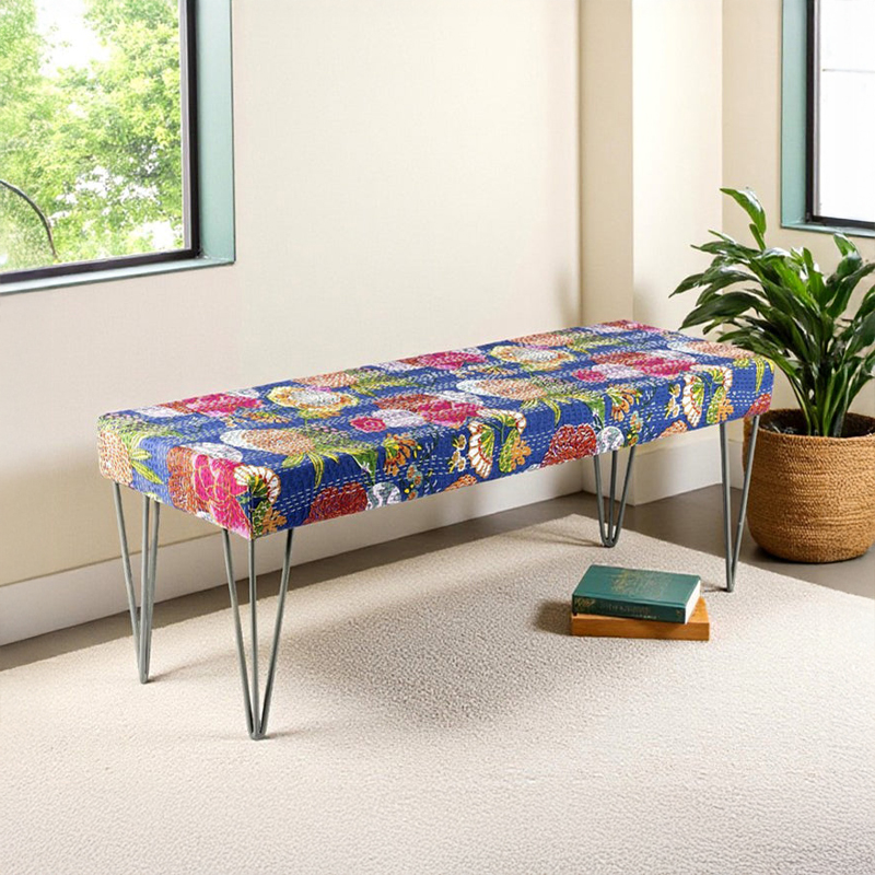 Brinox Sheesham Wooden Bench - Multicolor