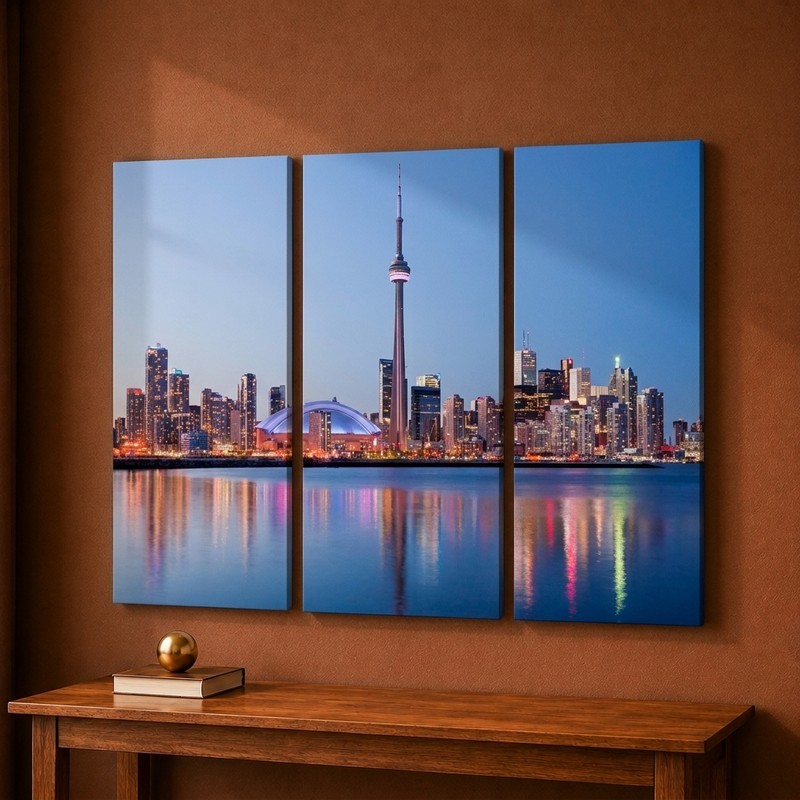 Toronto Skyline Canvas Wall Painting