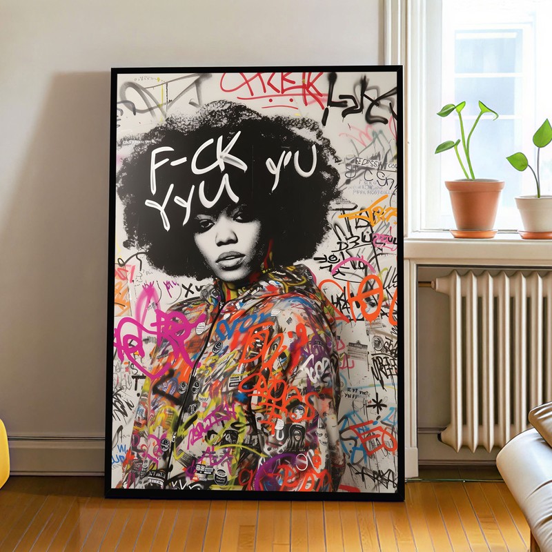 Fearless Expression MDF Wall Art