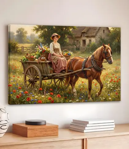 Canvas · Wood
