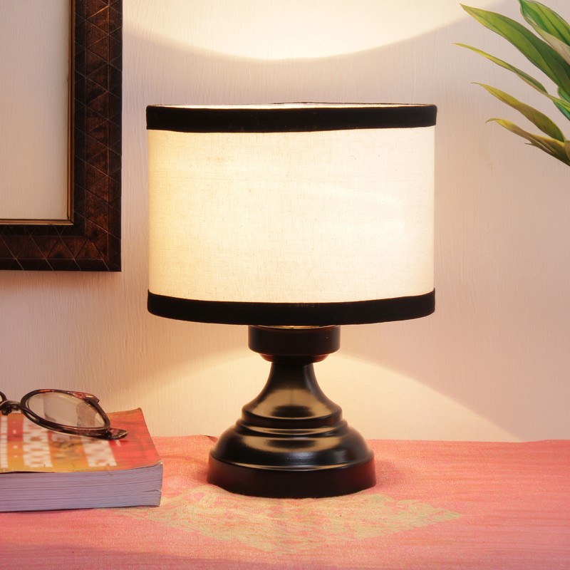 Filasse Cotton Table Lamp - White