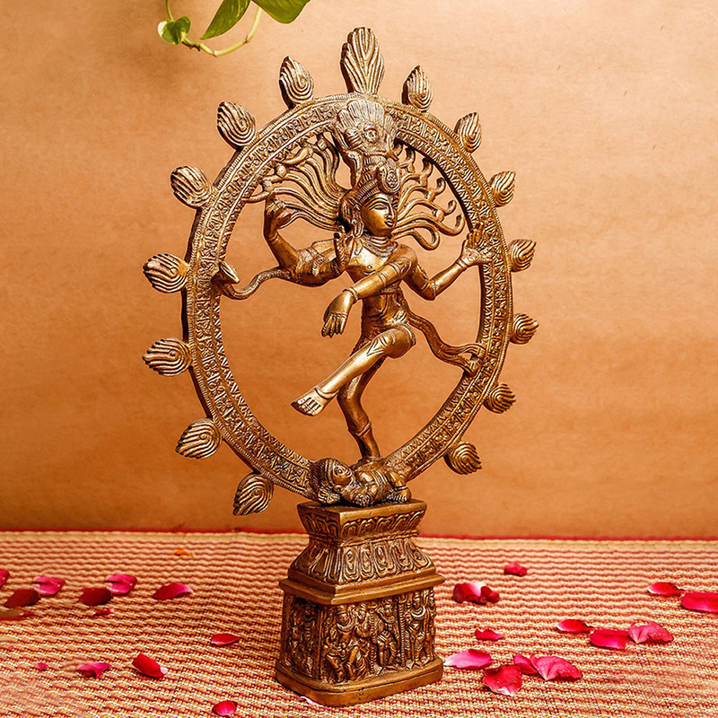 Nataraja Tejas Brass Idol