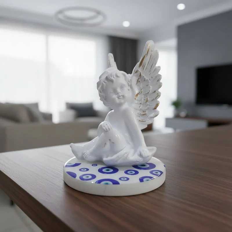 Winged Grace Resin Showpiece media 2