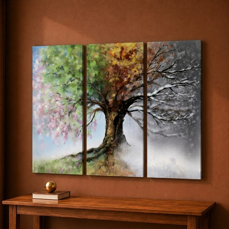 Four Seasons Canvas Wall Painting