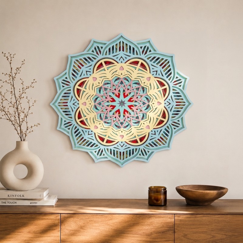 Illusion Mandala Wall Accent
