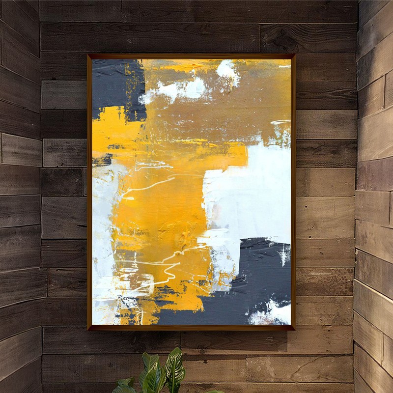 Massicot Canvas Wall Painting