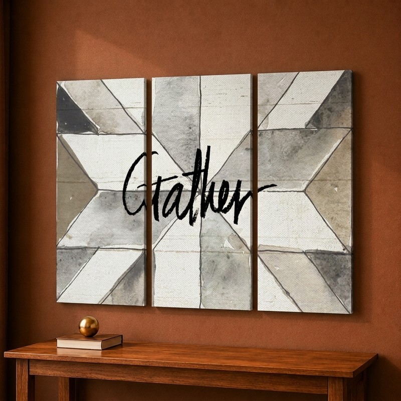 Gather Quote Canvas Wall Painting