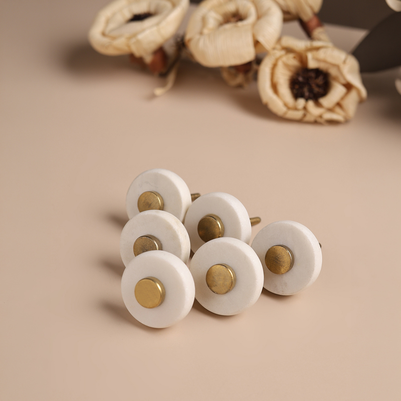 Orvella Marble Knob - Set of Six