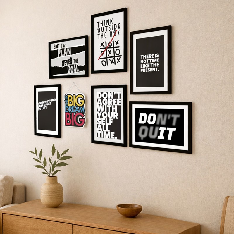 Canvas of Memories Wall Art - Set of Seven