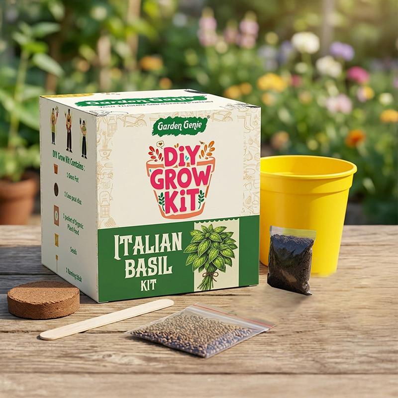 DIY Italian Basil Grow Kit