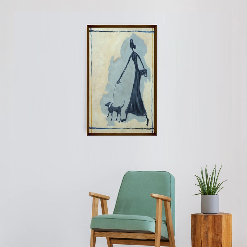 Flaneuse Canvas Wall Painting - Small