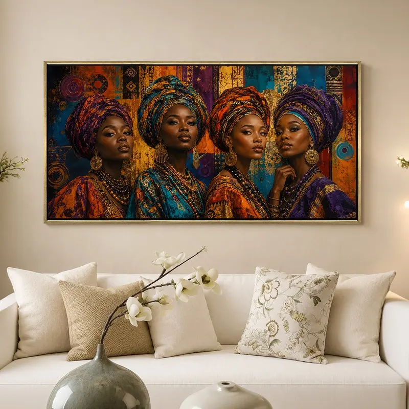 Echoes of Elegance Canvas Wall Art With Frame - 380 GSM