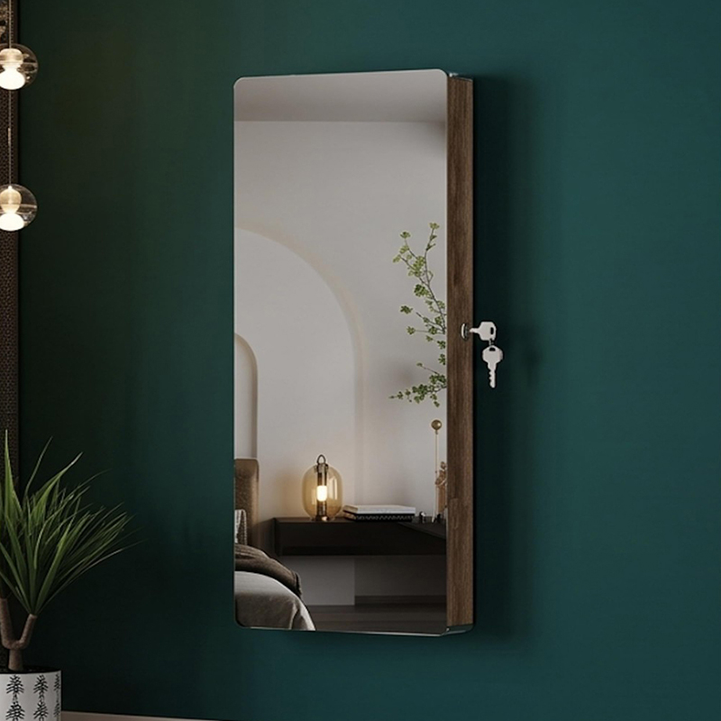 Lucent LED Wall Mirror With Storage
