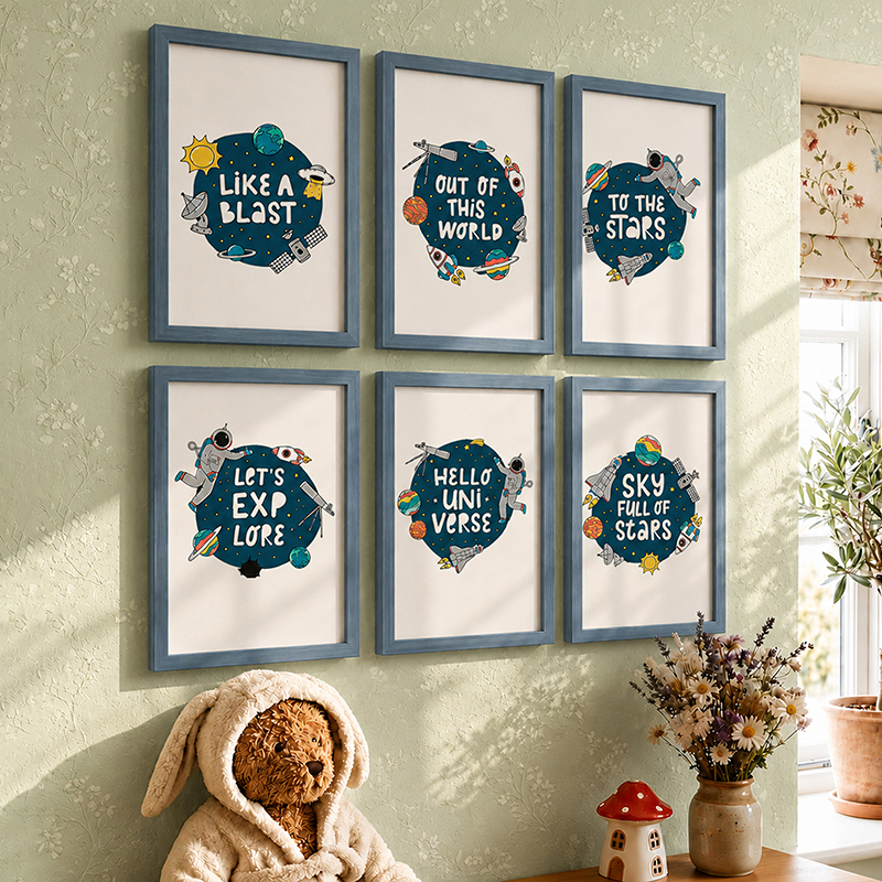 Hello Universe Wall Art - Set Of Three - Bundles