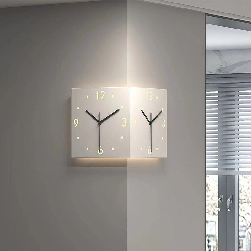 Alderton Illuminated Wrought Iron Wall Clock