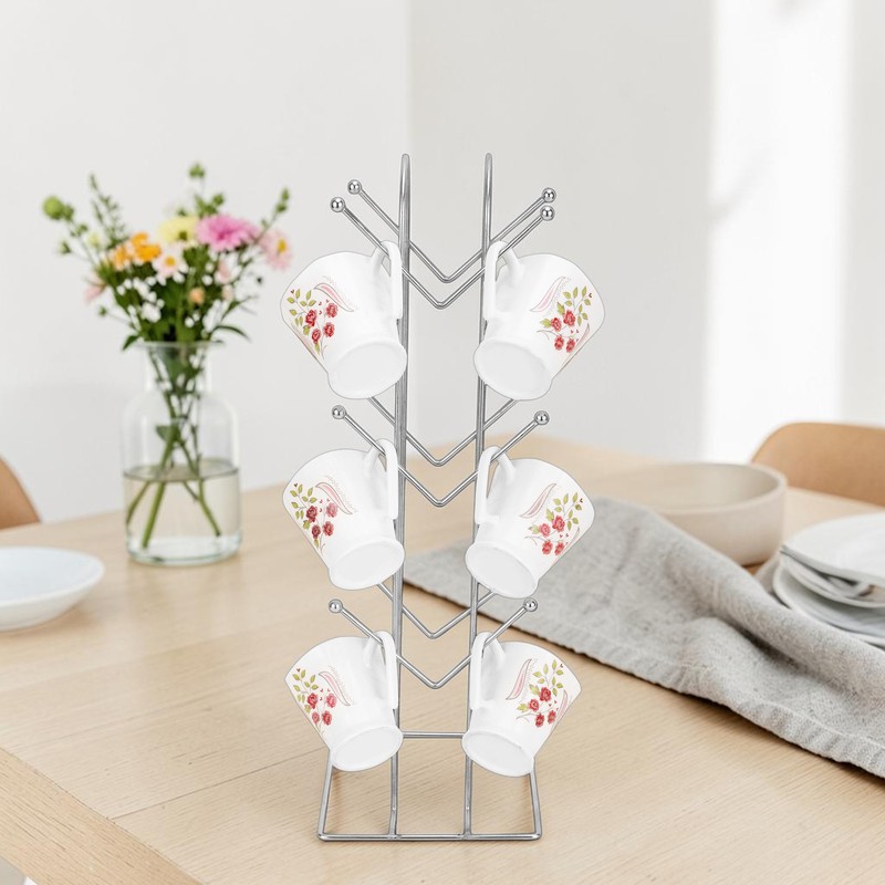 Cup Cascade Silver Iron Racks