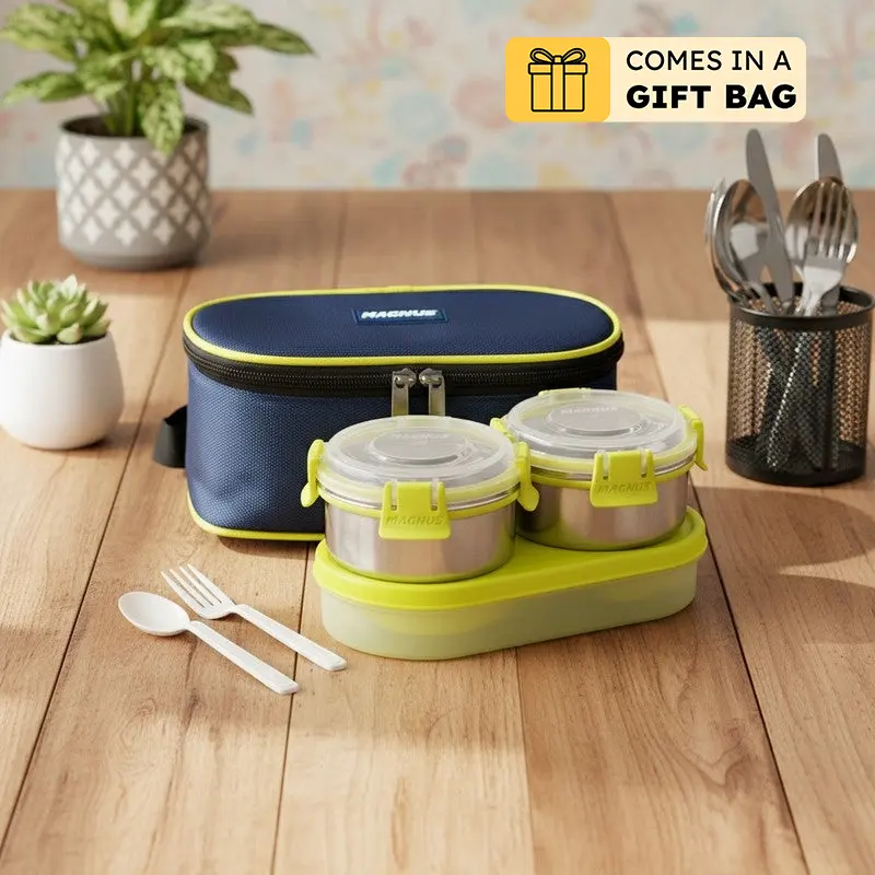 Airova Move Lunch Box with Lunch Bag - Four Piece Set - Bundles