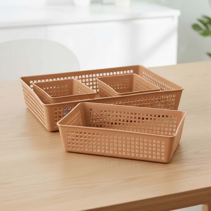 Flexi Nest Storage Basket (Brown) - Set of Four