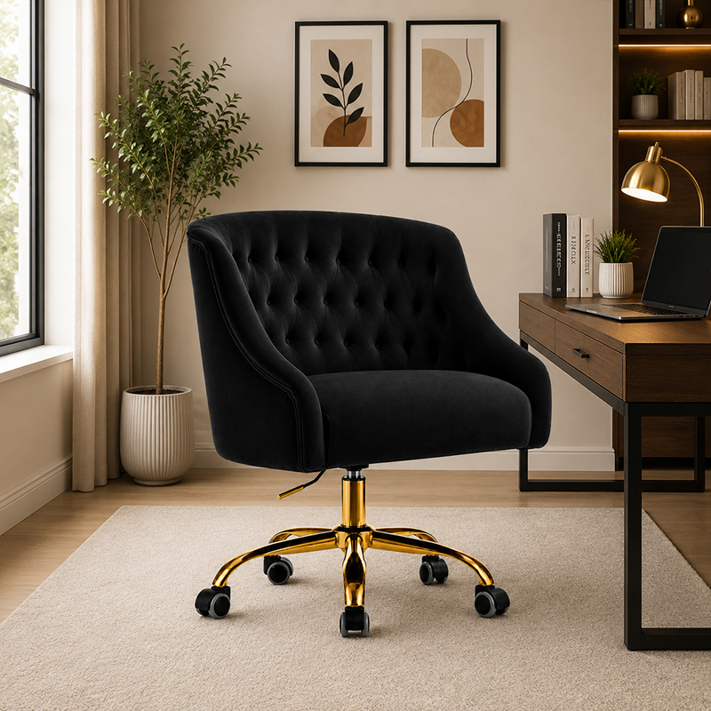 Tavian Comfort Office Chair - Black