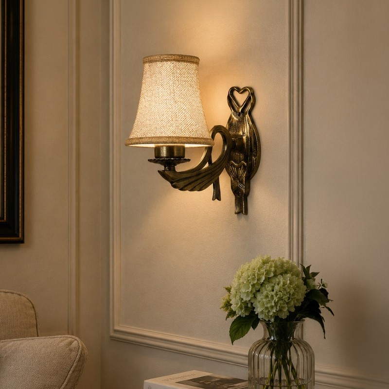 Velmora Jute Wall Lamp - Beige