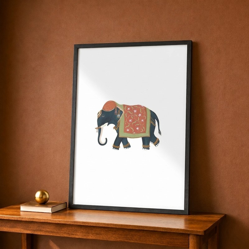 Heritage Elephant Canvas Wall Painting