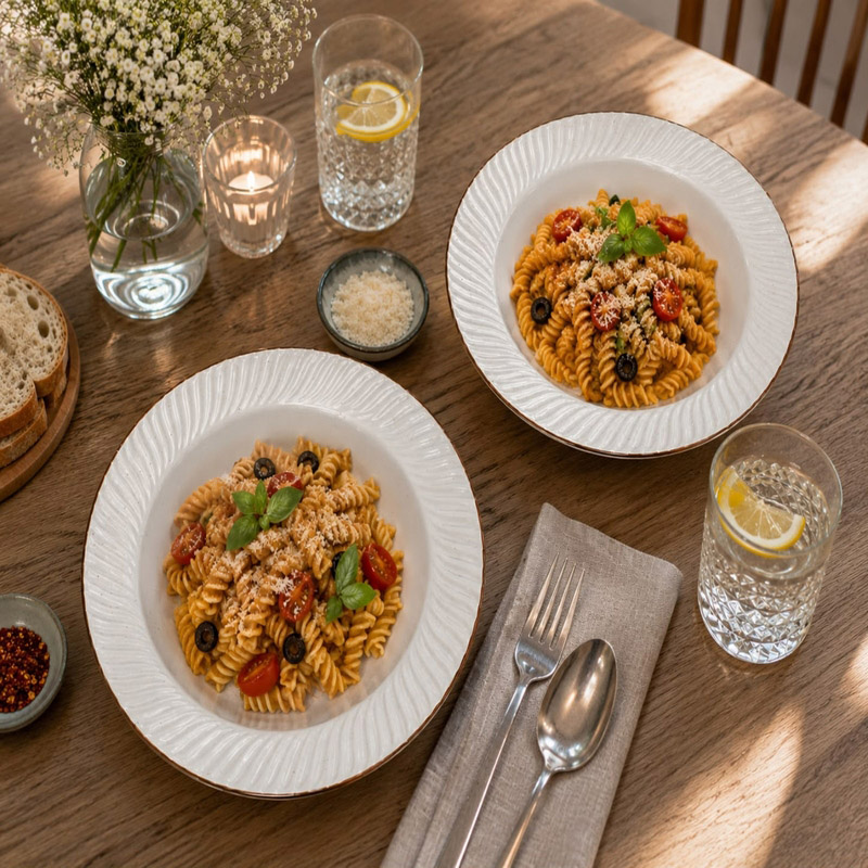 Pastaio Ceramic Pasta Plate - Set of Two