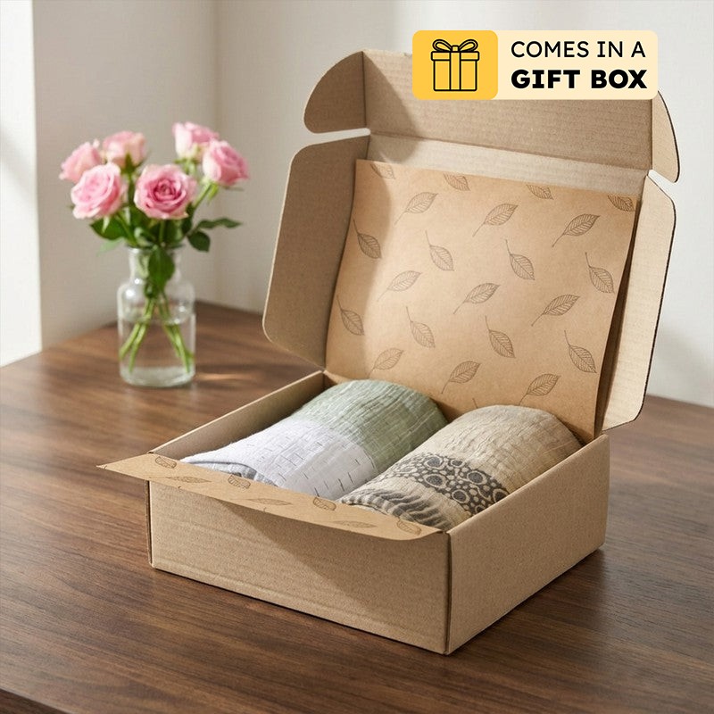 Natural Grace Cotton Bath Towels - Set Of Two - Bundles