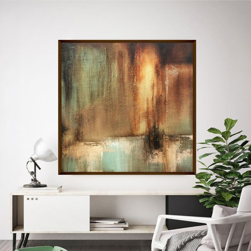 Copper Haze Canvas Wall Painting