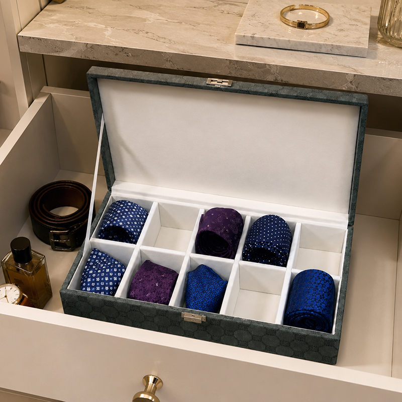 Rosewood Gem Atelier MDF Storage Box - Green