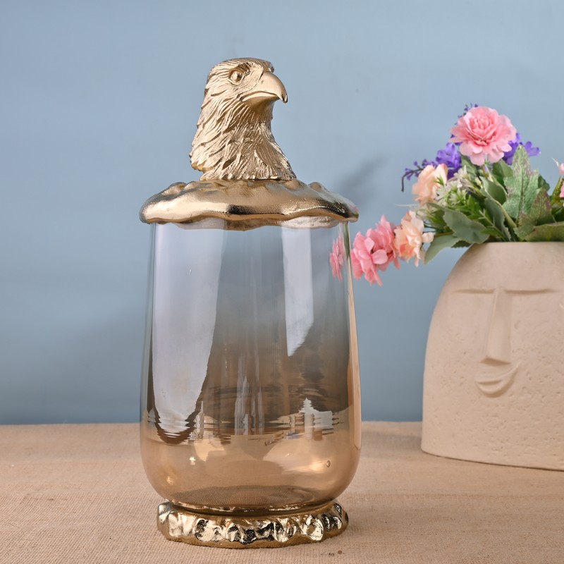 Sovereign Glass Jar Showpiece