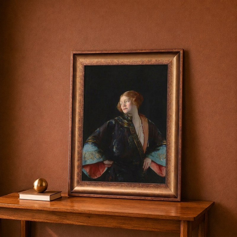 Regal Lady Canvas Wall Painting