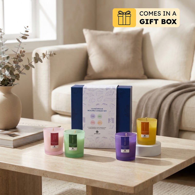 Aurora Bliss Soy Wax Candle - Set of Four
