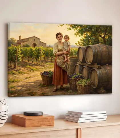 Canvas · Wood