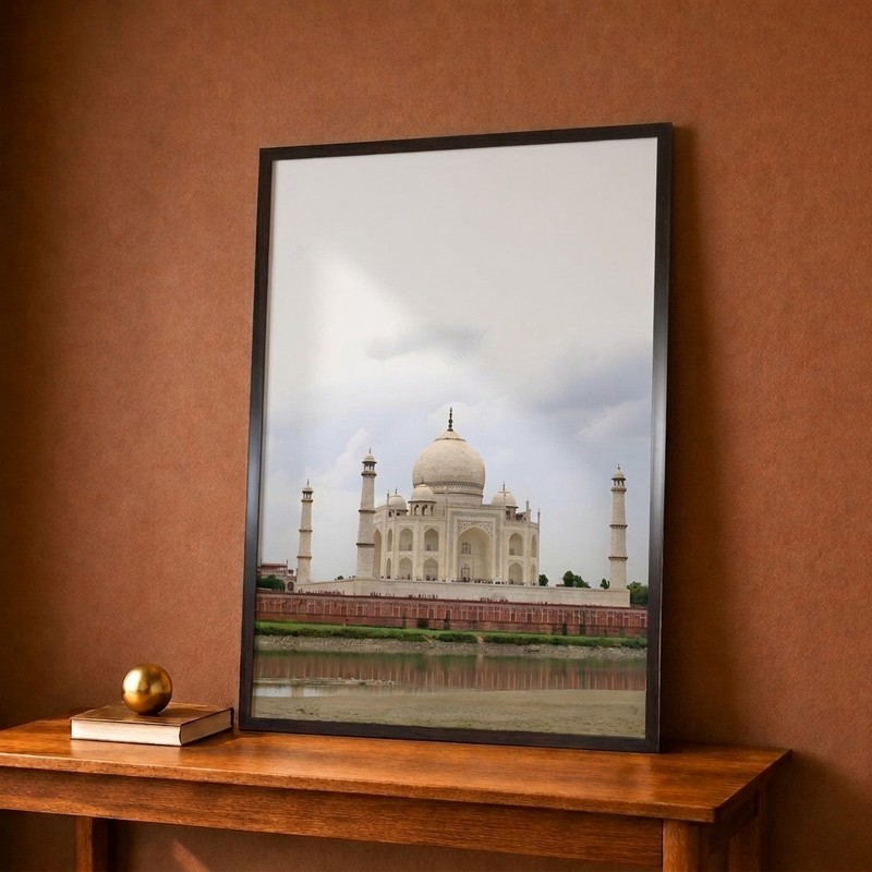 Serene Taj Mahal Canvas Wall Painting