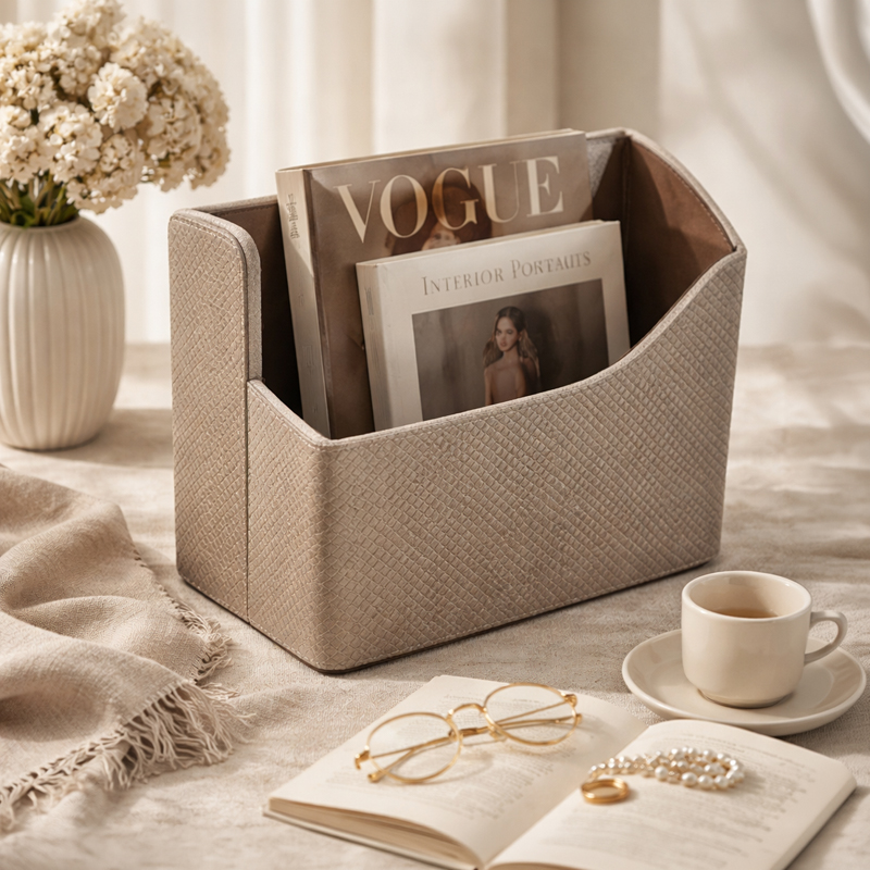 Ashcombe Vegan Leather Desk Organizer