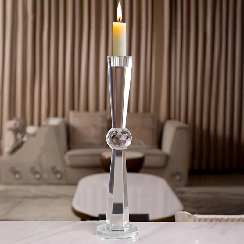 Glacielle Crystal Candle Holder - Medium